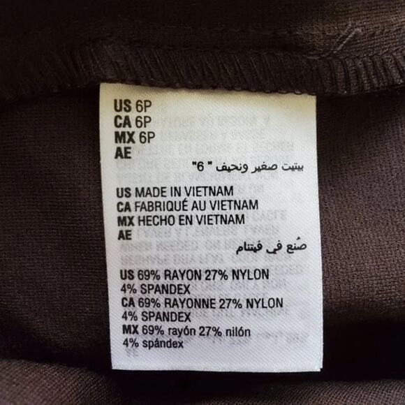 INC Metallic Python Embossed Skinny Pants Gray Women Size 6P Mid Rise NEW - Picture 7 of 8